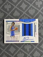 2024-25 National Treasures Dillon Jones Colossal Material Patch Auto Prime #/25
