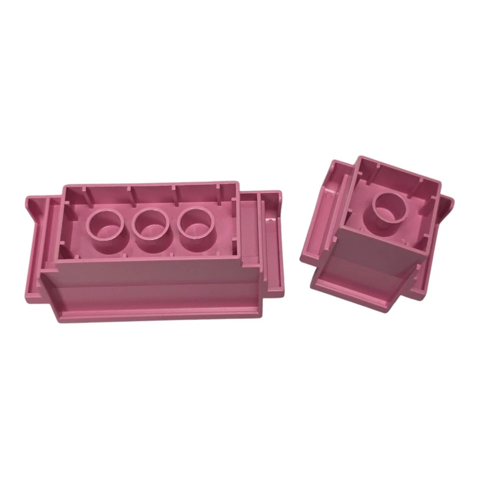 14 of 49 Bricks from VTG 90s Lego Duplo 2552 Family Home Bucket No Box or Manual - Image 3 of 4