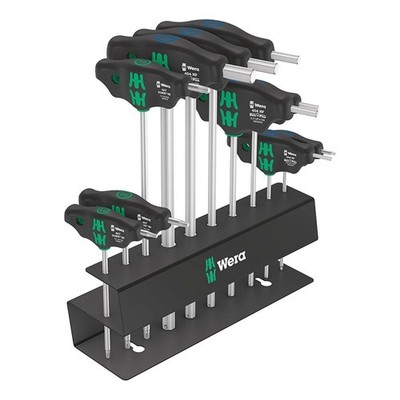 Wera Bicycle Set 6 T-handle Hex and Torx - 10-Tool Kit  05004174001