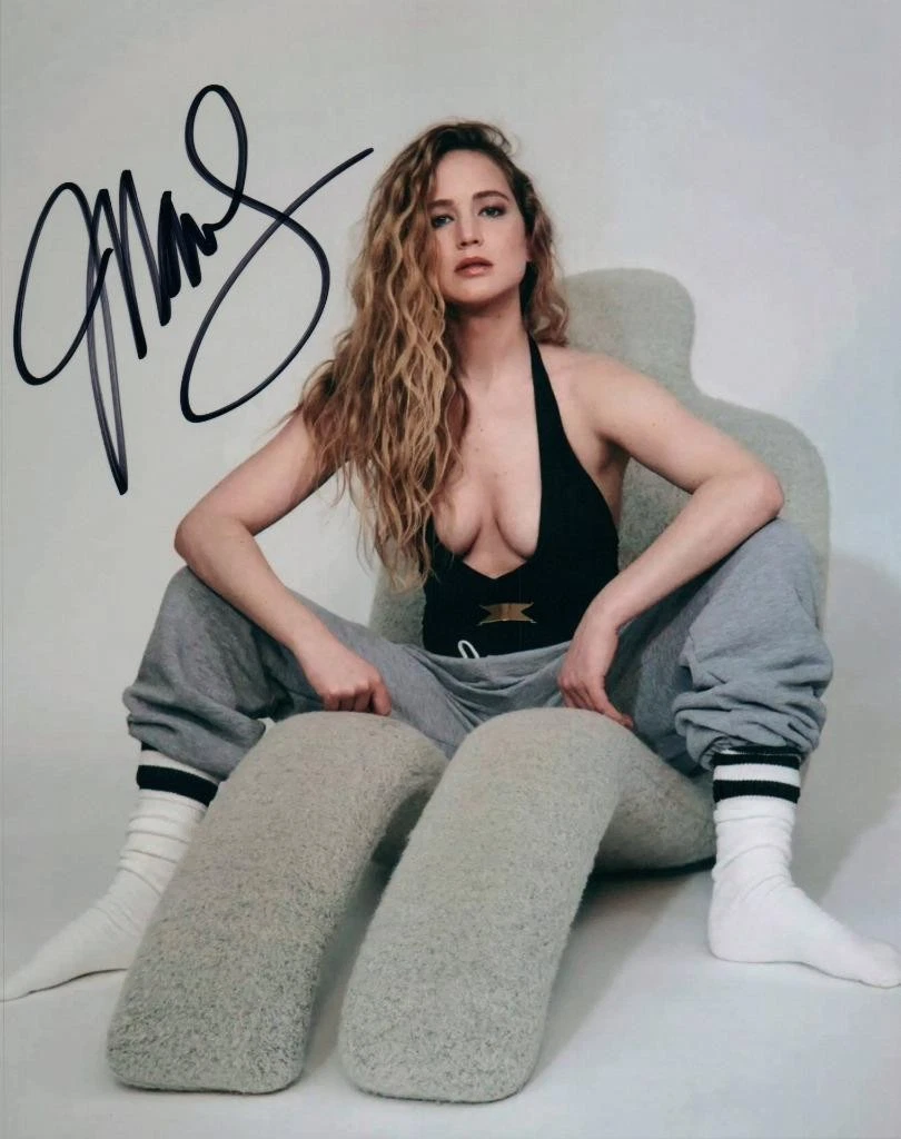 jennifer lawrence autograph products for sale | eBay