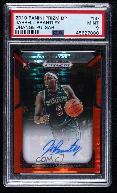 2019-20 Prizm Draft Picks Orange Pulsar /20 Jarrell Brantley PSA 9 MINT Auto 8d2
