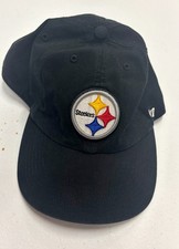 Pittsburgh Steelers 47 Brand The Franchise Fitted Black Hat XL Extra Large