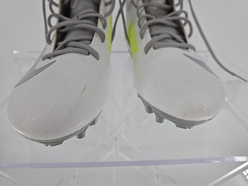 Nike Mens Sz 11.5 Alpha Huarache 7 Varsity Lax White Green Lacrosse Cleat - Picture 9 of 16