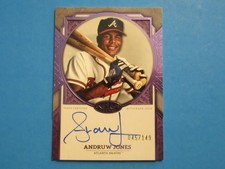 2024 Tier One Next Level Autograph Purple Andruw Jones Braves /99!