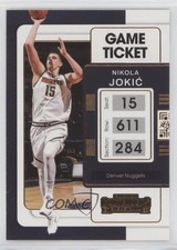 2021-22 Panini Contenders Game Ticket Bronze Nikola Jokic Nikola Jokić #68 00am