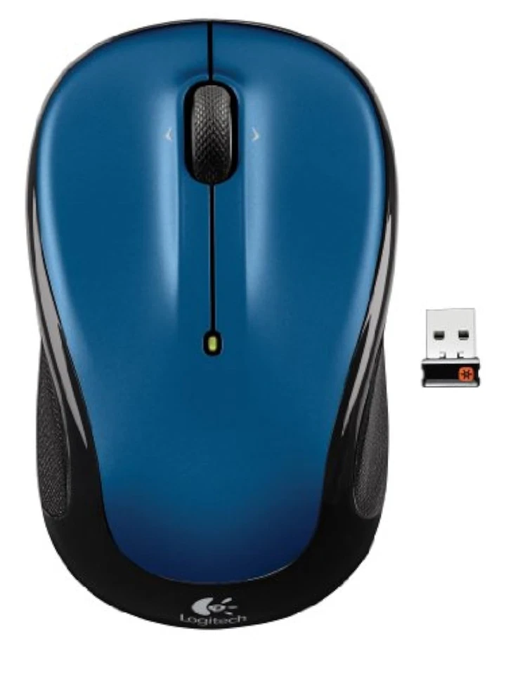 Logitech Wireless Mouse With Designed-For-Web Scrolling Blue Very Good - Image 2 of 3