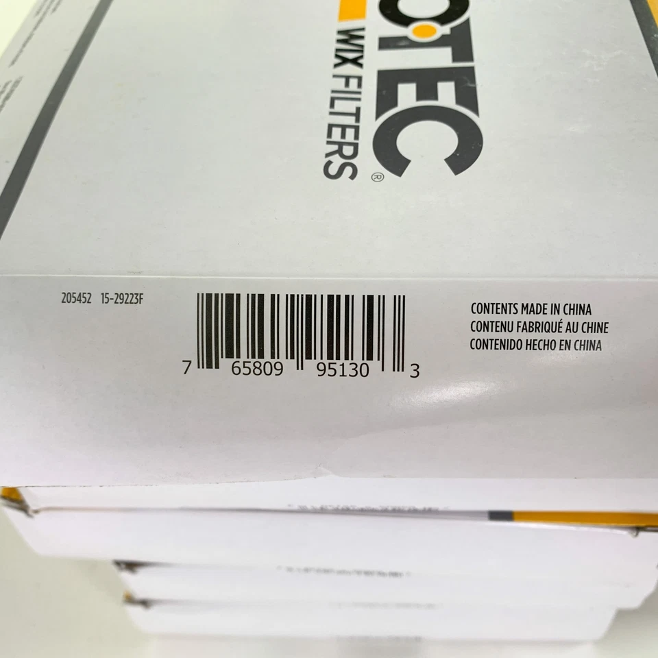 Paquete de 5 filtros de aire de motor Wix Protec PXA49223 para Toyota Venza Camry L4 07-15 Foto 3 de 3