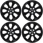 2020-2026 Toyota Corolla LE Style 542-16BLK + LOGO 16" Black Replacement Hubcaps