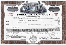Shell Oil Company,  1978,  8 3/4% Debenture du 2005 (25.000 $) braun