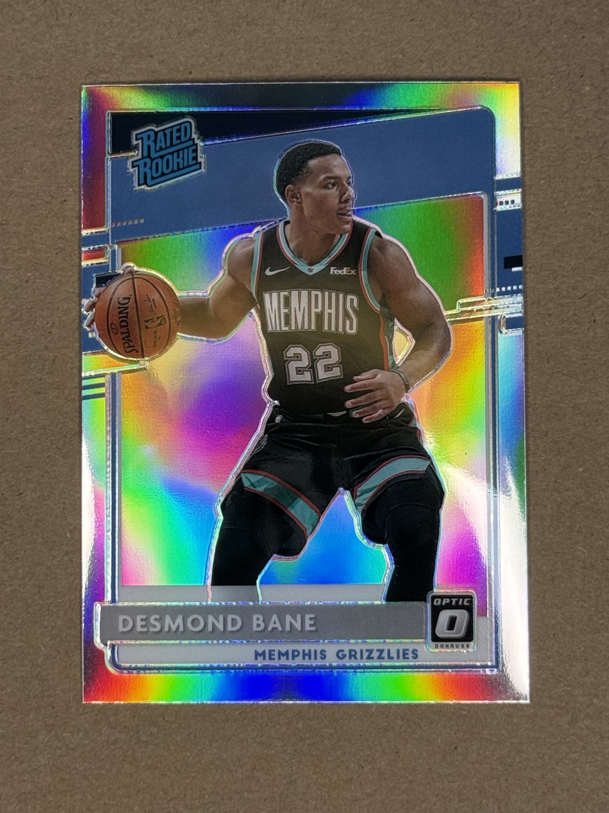 2020-21 Panini Donruss Optic - Rated Rookie Desmond Bane #180 Holo Prizm (RC)