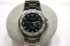 Concord Mariner 200 Meters Date Black Dial Steel Band