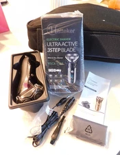 ORIGINAL PACKAGING INCLUDED!  Men's HATTEKER "Pop-Up Trimmer" Electric Shaver!