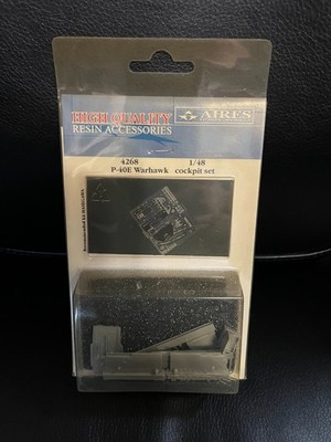 Aires 1/48 4268 P-40E Warhawk cockpit set (Hasegawa). New.