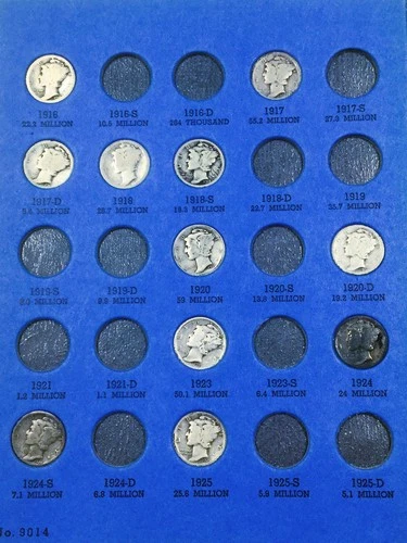 Mercury Dime Collection Beautiful Coins 57 Coins Total