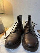 Tricker’s Division Rd Brown Horween Cavalier Vibram 2060 Captoe Boot UK8 US9D