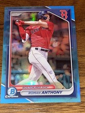 2024 Bowman Draft Chrome Roman Anthony #BDC-19 Sky Blue Refractor RARE! RC