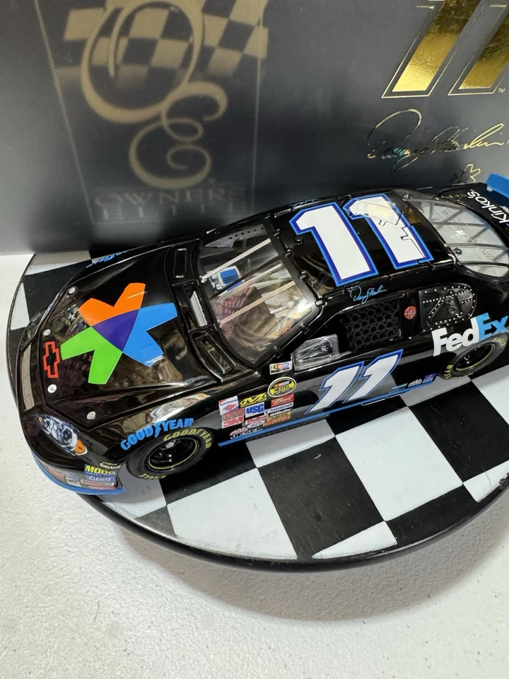 Denny Hamlin #11 FedEx Kinko’s OWNERS ELITE 2007 1/24 Diecast - Imagem 4 de 4