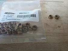 MS21042-3 Lock Nut, Jetnut 10-32 Mil Spec Hex Lock Nut 25 PCS