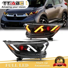 Demon eyes LED Headlights For 2017-2021 Honda CR-V CRV LX EX EX-L Head Lamps DRL