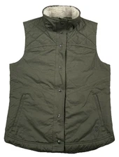 Kuhl Celeste Sherpa Lined Vest Full Zip Green Women’s XS