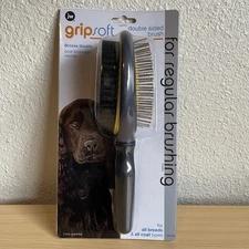 JW Pet Company GripSoft Slicker Brush Soft Pin Dog Brush