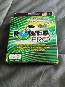 Power Pro 10 lbs Test Moss Green 300 Yards