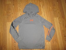 Boys UNDER ARMOUR COLDGEAR loose fit hooded shirt sz YMD M Md