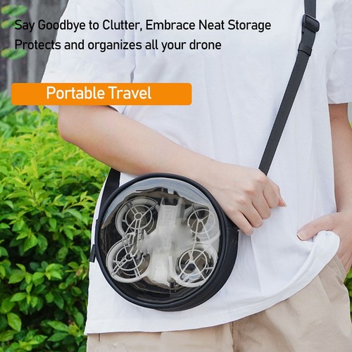 Portable Shoulder Bag For Neo Drone Round Transparent Bag PVC Travel Drone B DY9 - Picture 10 of 12