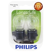 Philips Automotive Lighting 3157LLB2 3157 Longer Life Miniature Bulb - 2 Pack