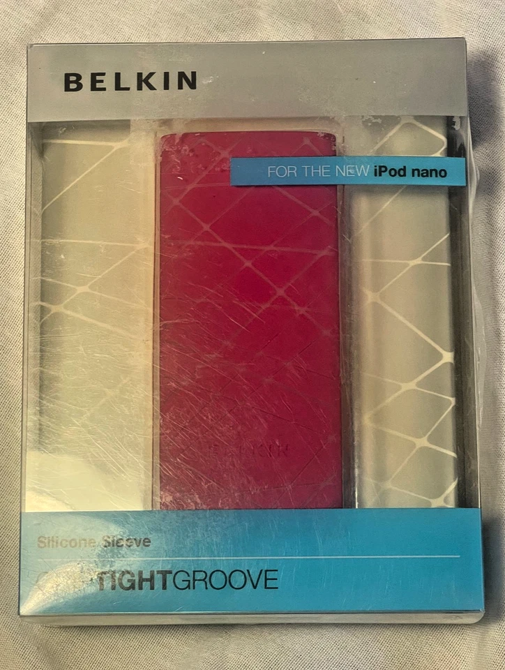 Funda de silicona BELKIN Grip ranura apretada para Apple iPod Nano 4G rosa claro Foto 4 de 4