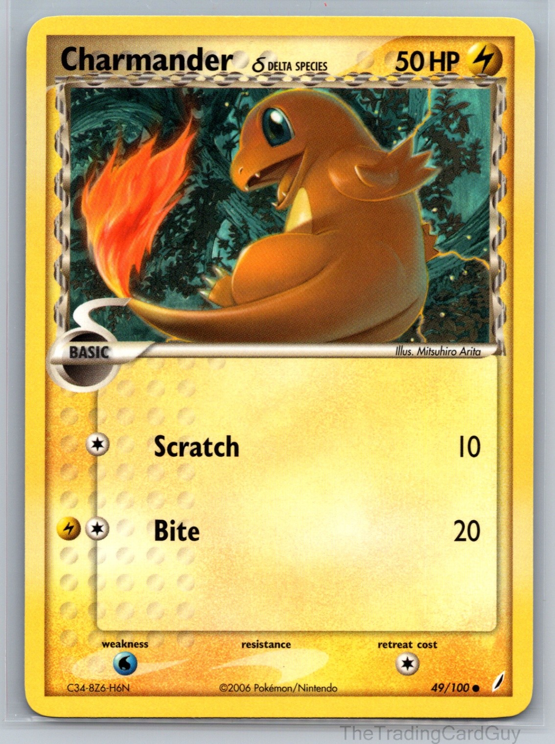 Charmander (Delta Species) Common Crystal Guardians  49/100 NM