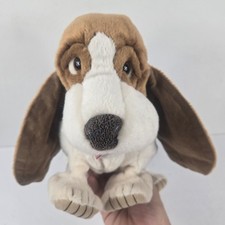 Folkmanis Plush Basset Hound Dog Hand Puppet