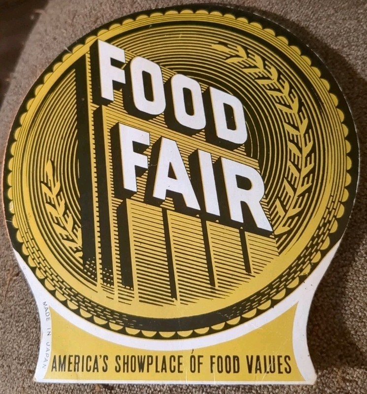 Vintage Food Fair Sewing Kit America's Showplace of Food Values Made in Japan 