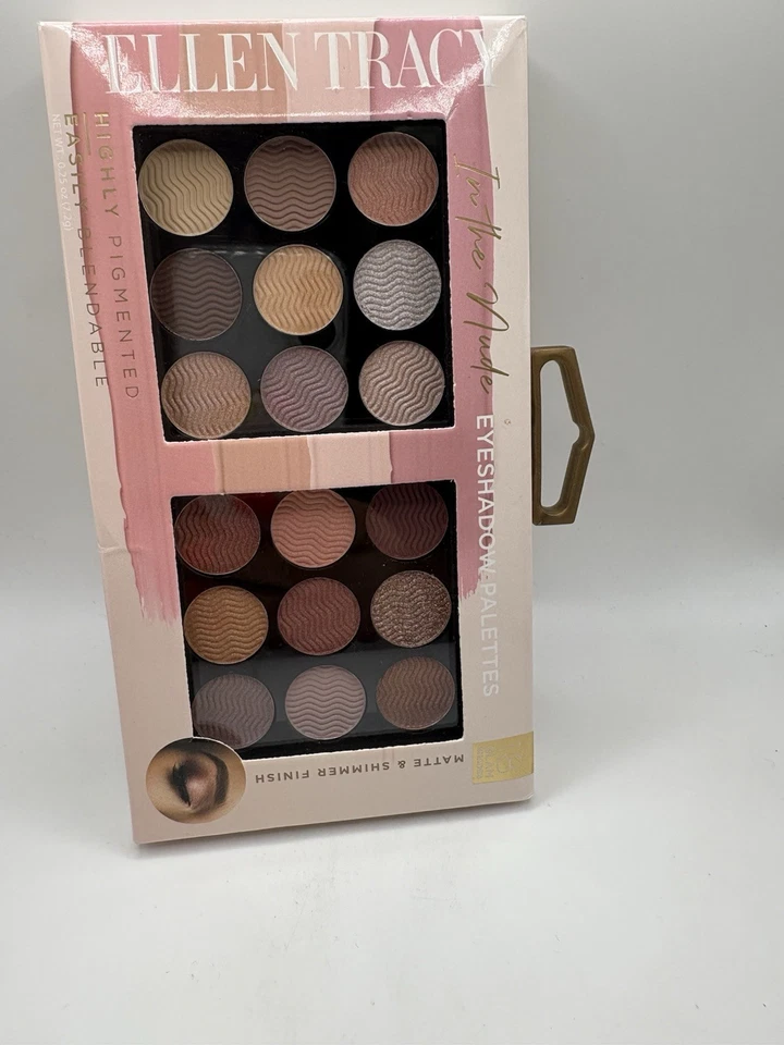 Paleta de sombras de ojos Ellen Tracy - IN THE NUDE - 18 tonos glamurosos altamente pigmentados Foto 2 de 4