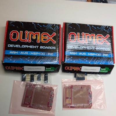 x2 LOT Olimex Proto-Shield Rev.A Prototyping Board Development ARM AVR PIC 2011