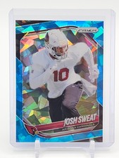 JOSH SWEAT 2025 PANINI PRIZM BLUE CRACKED ICE #4 /99 CARDINALS FOOTBALL Q5384