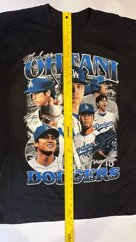 Shohei Ohtani Dodgers Baseball Graphic Rap T-Shirt Extra Large - Picture 7 of 13