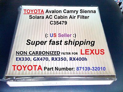 Cabin Air Filter - How to Choose the Right OEM One? | Toyota Sienna Forum
