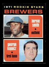 1971 Topps Baseball #204 Rookie Stars Brewers NM *d2