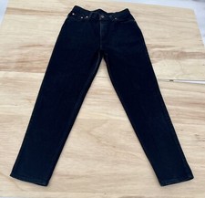 Vintage Faded Black Levis Mom Jeans 17512-0260 Made in USA Rare Size: 13