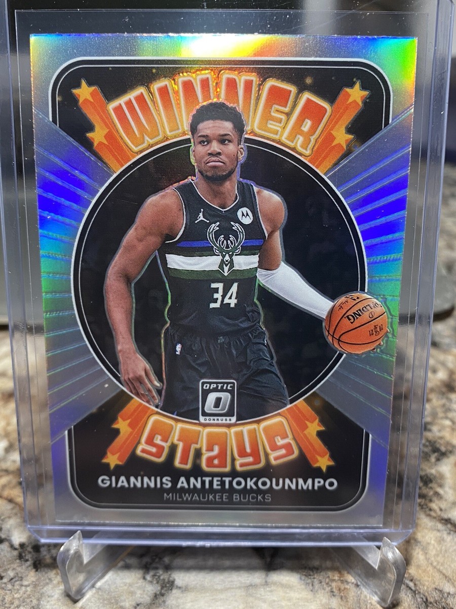 その他 Giannis Antetokounpo Silver Prizm Optic 2021-22 Donruss Optic Giannis Antetokounmpo Silver Holo
