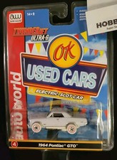 Auto World Chase slot car OK Used Cars Series..1964 Pontiac GTO...unopened