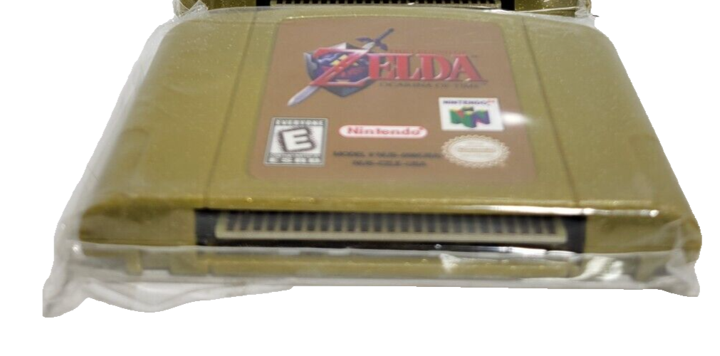 NINTENDO THE LEGEND OF ZELDA NUS006 NUSCZLEUSA OCARINA OF TIME GOLD