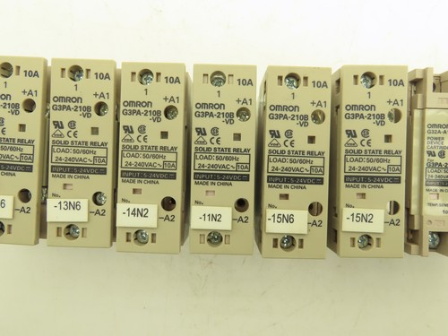 Omron G3PA-210B-VD Solid State Relay 24-250VAC 10A Lot of 12 - Picture 2 of 7