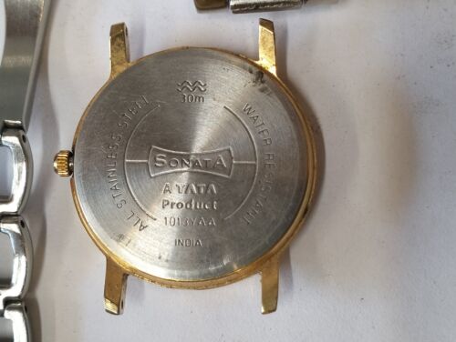 TITAN & OTHER 4 PIECE MIX LOTT QUARTZ MEN & WOMEN NOT WORKING, PARTS PURPOSE VTG - Picture 13 of 17
