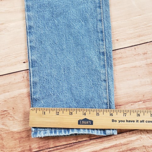 Zara Jeans Womens 2 Blue Straight Mom Mid Rise Medium Wash Denim Ladies 26x27 * - Bild 6 von 14