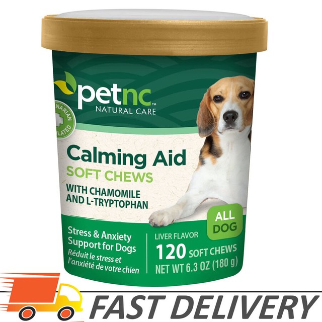 Natural Calming Chews Anti Stress for Dogs Anxiety Pets Soft