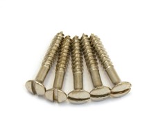 5 Fender Slotted '52 Tele Bridge/Strap Button Mounting Screws 001-8371-001