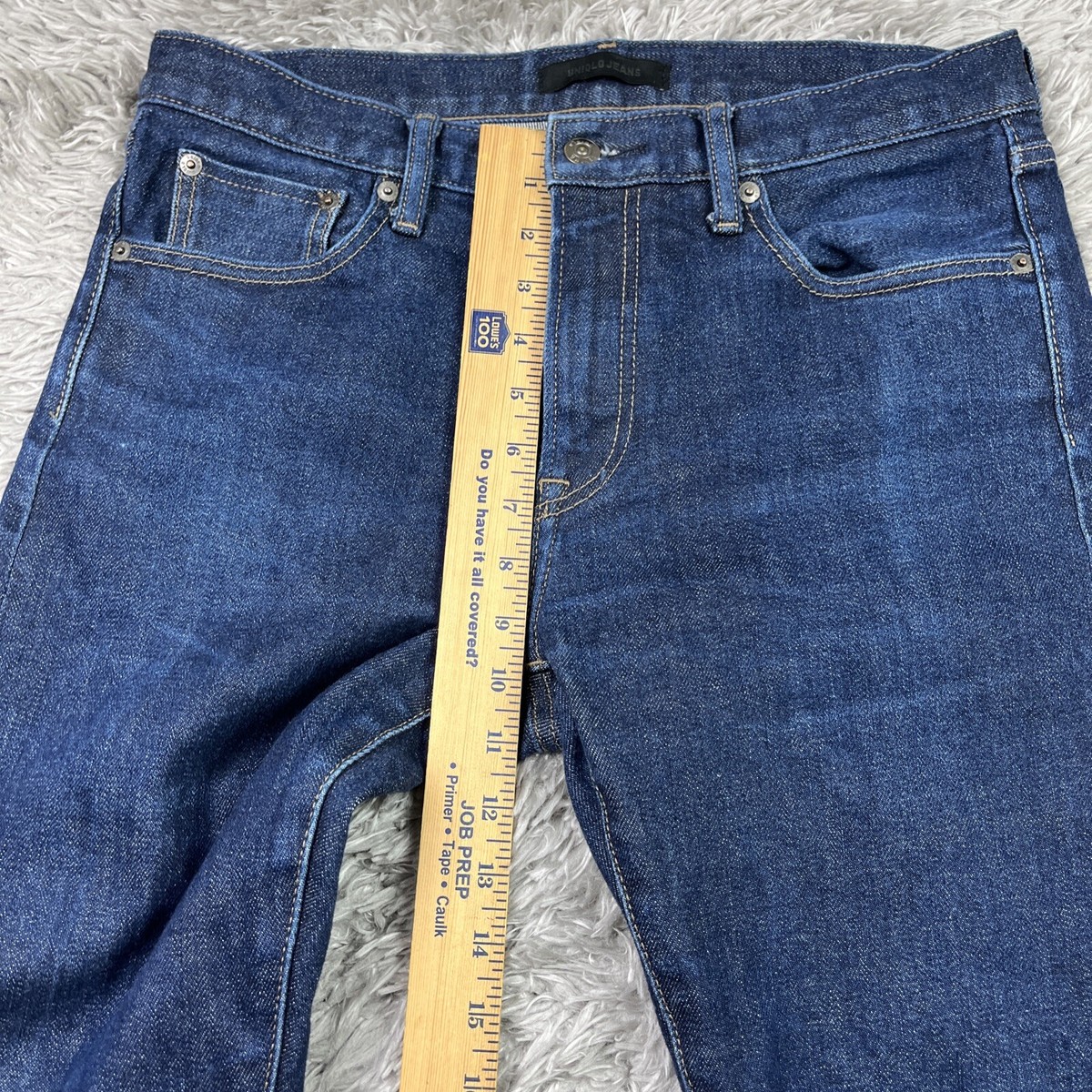 UNIQLO Selvedge Jeans 32x34 Kaihara Japanese Denim Slim Fit