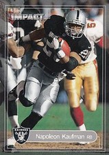 Napoleon Kaufman 2000 Impact #126 Oakland Raiders